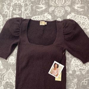 NATION Zandra Tee size M color sangre(brown).